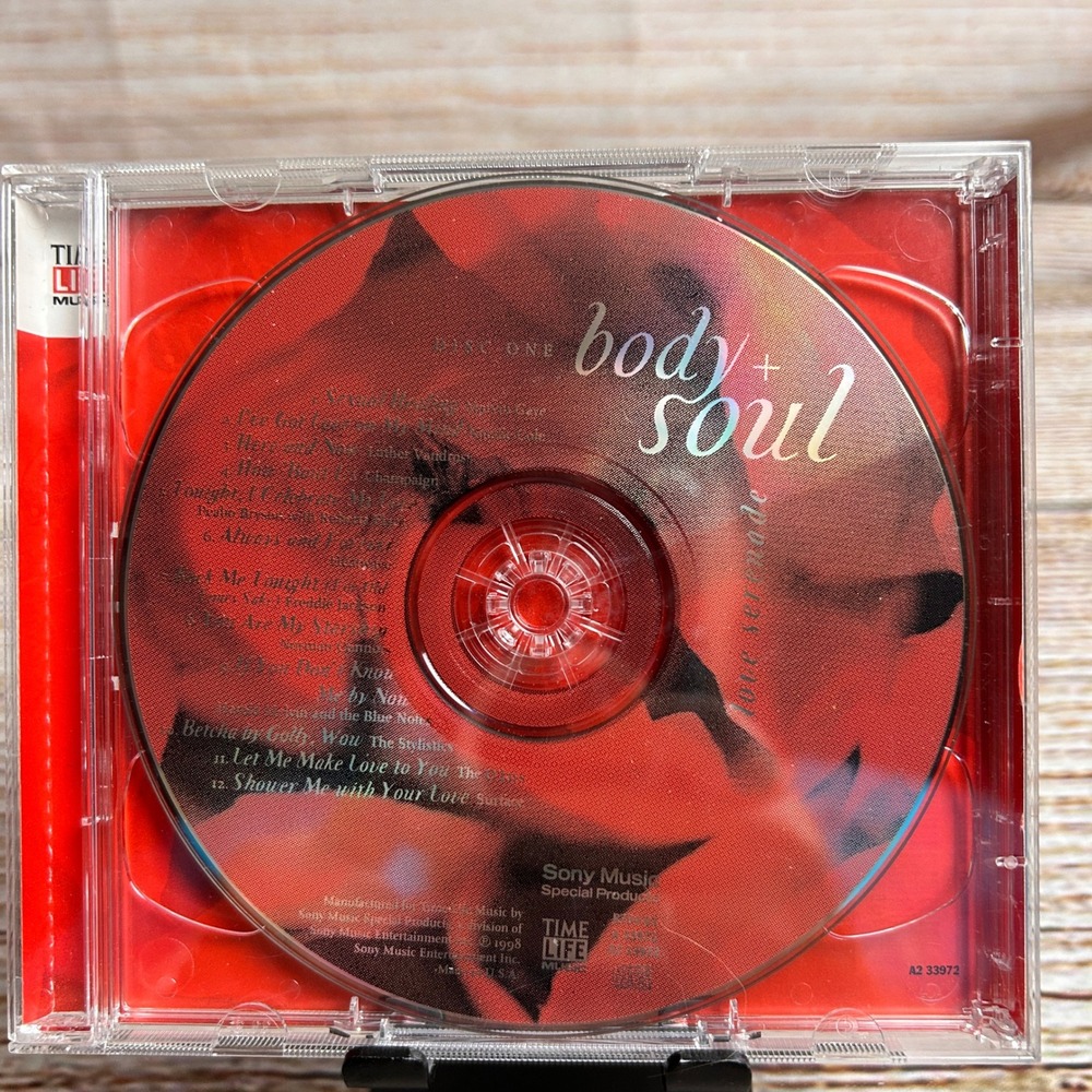 Body + Soul Love Serenade Time Life Sony Music 2 CD Set R794-01 A2 33972 1998